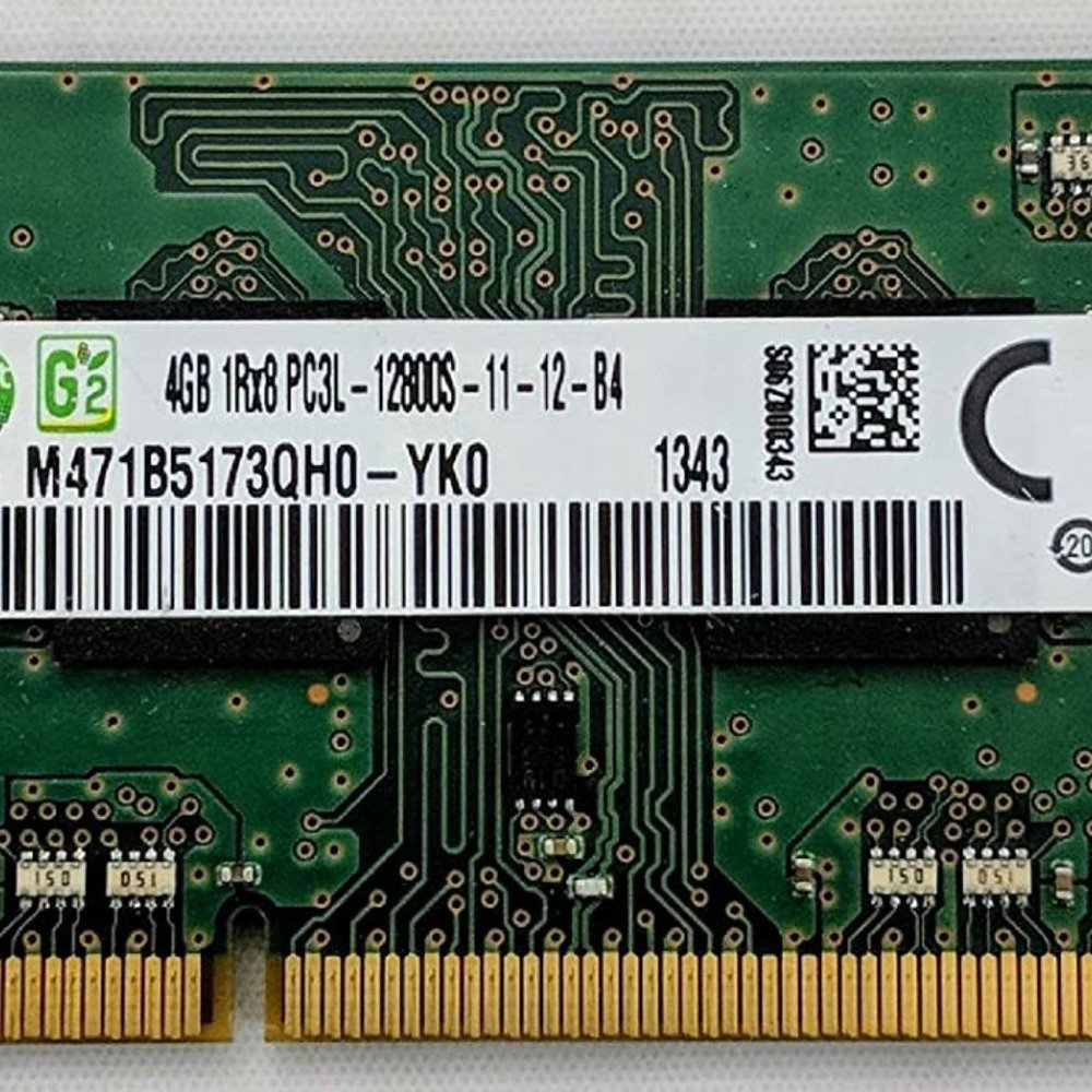 Samsung 4GB DDR3 SoDimm Non ECC PC3-12800 1600Mhz